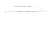 Contrabajo y 3 percusionistas · 2015. 7. 8. · Flamenco Opus 12 Normas generales = Las indicaciones serán válidas (salvo indicación específica) para todos lo intérpretes. =