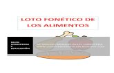 LOTO FONÉTICO DE LOS ALIMENTOS · blog logopedia y educaciÓn mª dolores marquÉs avilÉs logopeda  loto fonÉtico de los alimentos