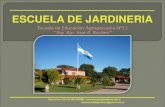 ESCUELA DE JARDINERIA - Argentina.gob.ar · 2015. 5. 15. · Cultivo in vitro en vegetales Ajustes de protocolos técnicos y productivos Importancia del trabajo en Equipos Interdisciplinarios