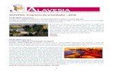 ALAVESIA: Programa de actividades - 2018 · estructura anticlinal de Valderejo – Sobrón y el diapiro salino de Salinas de Añana. La conferencia tendrá lugar el 3 de mayo a las