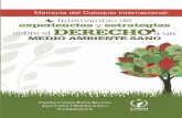 memoria coloquio ambiente · 2018. 5. 24. · Memoria del Coloquio Internacional: Intercambio de experiencias y estrategias sobre el derecho a un medio ambiente sano Memoria del Coloquio