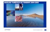 ANALISIS TURÍSTICO DE TENERIFE 2004-2005...5 zSe produce un incremento del 2,41% en la cifra total de turistas alojados en la Isla que ascendió en 2004 a 5.015.977.De éstos, un