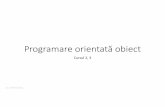 Programare orientată obiect 02-03.pdf · 2013. 11. 11. · Programare orientată obiect Cursul 2, 3 rev1.3/PP/20131022. Sumar •Obiecte și clase •Concepte POO •Membri: variabile