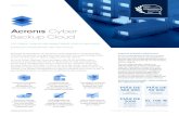 Cyber Backup Cloud...Tecnologías exclusivas de ciberprotección avaladas por más de 100 patentes Cumplimiento de requisitos normativos, con opciones de almacenamiento local, en nube