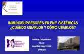 INMUNOSUPRESORES EN ENF. SISTÉMICAS ¿CUÁNDO ...sademi.com/wp-content/uploads/2015/10/Jose_Luis_Callejas...August 2014, Volume 25, Issue 8, pp 2157-2158 Vitamin D levels and response