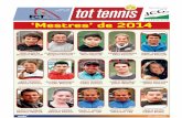 ‘Mestres’ de 2014º94... · 2019. 7. 10. · Cadira Rodes Ubald Ratés (FCT Ll-ASPID) Jordi Torné (FCT Ll-ASPID) 5-7 6-1 10-5. El Club Tennis Urgell corona els millors de l’any