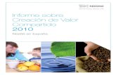 Informe sobre Creación de Valor Compartido 2010...Informe sobre Creación de Valor Compartido de Nestlé en España 2010 ... Agua empleada por tonelada de producto (m3/tonelada de