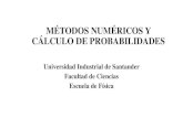 MÉTODOS NUMÉRICOS Y CÁLCULO DE PROBABILIDADES Methods/CLASES...Algoritmo, diagrama de flujo y programa (2h) 2. Raíces de ecuaciones algebraicas (4h) 3. Interpolación y derivación