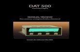 DAT 500 - Utilcell · Filtro digital A seleccionar entre 0,2 Hz y 25 Hz Número de decimales del peso 0 ÷ 3 espacios decimales Calibración cero y fondo de escala Automática (teórica)