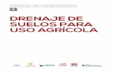 DRENAJE DE SUELOS PARA USO AGRÍCOLA · 2019. 1. 14. · tudios de drenaje localizados en los Departamentos Al-bardón, Angaco, San Martín, Caucete, 25 de Mayo y Sar-miento. ...