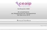 Presentación de PowerPoint - Ceaip Sinaloa · 2020. 8. 31. · 97.62% 97.93% 99.83% 99.96% 100% 100% 100% 100% 100% 100% 100% 100% 100% 98.11%. Organismos del Poder Ejecutivo Verificación