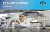 PROYECTOS ITESO · 2020. 7. 6. · comienzo de la contingencia sanitaria, el ITESO migró sus es-trategias y programas a plataformas virtuales, en tanto que se crearon proyectos específicos