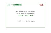Recuperació de pendents 2017-2018cide.es/wp-content/uploads/2018/06/Feinasestiu1718_Ambit... · 2018. 6. 21. · 5. Prepara un pressupost material per a la construcció d’un pont