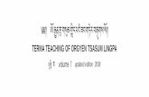 TERMA TEACHING OF ORGYEN TSASUM LINGPA H R“§… 7.pdf · 2009. 1. 1. · TERMA TEACHING OF ORGYEN TSASUM LINGPA R“§… H volume 7 updated edition 2008 A collection of profound