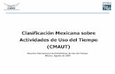 Clasificación Mexicana sobre Actividades de Uso del Tiempo …cedoc.inmujeres.gob.mx/documentos_download/100998.pdf · 2014. 3. 21. · Conceptos básicos Actividad Comportamiento