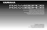 RX-V492RDS RX-V392RDS - Yamaha Corporation · 2019. 1. 26. · ACCESORIOS INCLUIDOS ... You are the proud owner of a Yamaha stereo receiver –an extremely sophisticated audio component.