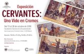 Del 13 al 28 de octubre de 2016 - Facultad de Ciencias de la … · 2016. 10. 19. · Exposición Cervantes: una vida en cromos Coordinan: José Luis Gonzalo Sánchez-Molero y Antonio