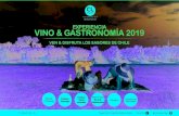 EXPERIENCIA VINO & GASTRONOMÍA 2019 · (4) Incluye degustación de vinos y copa de regalo (Undurraga y Santa Rita 3 vinos, Concha y Toro 2 vinos premium) Viñedos cerrados en los