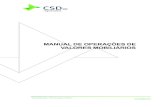 CSD BR - Manual de Operações de Valores Mobiliários · 2020. 10. 5. · 7 MANUAL DE OPERAÇÕES DE VALORES MOBILIÁRIOS Classificação: Informação Pública As Curvas de Atualização