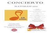 programa Navidad 2019 · 2020. 1. 27. · Nicolás Gayán (12) 1º mvto, de la Sonatina en Sol mayor L.V. Beethoven Pablo Iranzo (13) Blues in the Attic – Allegretto Grazioso Op.