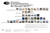 Premis d’Arquitectura de les comarques de Girona 2017...Premis d’Arquitectura de les comarques de Girona 2017 JUNTA DE GOVERN / Lluís-Xavier Comerón i Graupera PRESIDENTS DE