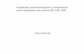 Fotodiodos semiconductores: comparativa entre fotodiodos de …materias.df.uba.ar/instru2018c2/files/2012/07/fotodiodo1.pdf · 2018. 10. 24. · entre fotodiodos de juntura PN, PIN,