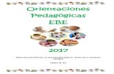 Orientaciones Pedagógicas EBE...2.1.6 Planificación y Sesiones de Aprendizaje En el PRITE la propuesta pedagógica tiene un carácter interactivo entre las características individuales