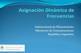 Subsecretaría de Planeamiento Ministerio de ...dynamicspectrumalliance.org/wp-content/uploads/2016/04/...Proyecto REFEFO Análisis de Datos Geoespaciales Argentina tiene una disparidad