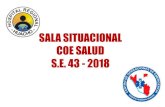 SALA SITUACIONAL COE SALUD S.E. 43 - 2018hdhuacho.gob.pe/WEBCOE/descargas_coe/salas/2018/2018...HUACHO HUALMAY SANTA MARIA HUAURA SAYAN VEGUETA OYON LEONCIO PRADO ACCIDENTES DE TRÁNSITO