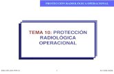 TEMA 10: PROTECCIÓN RADIOLÓGICA OPERACIONAL · 2018. 3. 1. · protecciÓn radiolÓgica operacional ird-dr-gr-pw10 1 © csn-2009 tema 10: protecciÓn radiolÓgica operacional