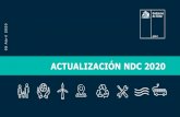 ACTUALIZACIÓN NDC 2020 - MMA- Mapa de vulnerabilidad a nivel comunal. Se mantienen compromisos, y se agregan: - Determinación costos de inacción. - Evaluación de riesgo para grupos