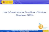 Las Infraestructuras Científicas y Técnicas Singulares (ICTS) · DESCRIPCIÓN DEL MAPA DE ICTS ... Humanidad en 1994, es uno de los espacios naturales más importante del mundo.