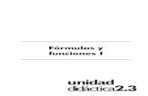 Fórmulas y funciones I - Cursos Onlinecursoseducate.com/wp-content/uploads/pdf_lecciones/2013/... · Fórmulas y funciones I Operadores de cálculo de las fórmulas Los operadores
