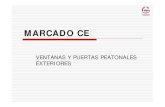 MARCADO CE CE/Presentacion.pdfPuertas industriales, comerciales, de garaje y portones (marcado CE de acuerdo con la norma EN 13241-1). Puertas interiores (marcado Ce según la norma