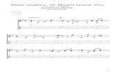 Sonata romántica - III. Moment musical: Vivo Romantica III Moment Musical... · Sonata romántica - III. Moment musical: Vivo Hommage a F. Schubert Manuel M. Ponce (1882-1948) 1/13
