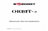 Manual del Instalador...manual del instalador 2 Esta página contiene informaciones específicas para los consumidores de sistemas de seguridad Orbit-5 que serán instalados en Estados