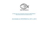 Actividades de INFOPESCA en 2011 y 2012 · 2015. 4. 10. · Revista trimestral . INFOPESCA . Internacional . 2012 . 2011 . 2013 . ... La más importante biblioteca especializada “Pesca