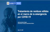 Presentación de PowerPoint...Colombia es el segundo mejor país de país de la región en recolección de residuos sólidos Fuente: ECV (2018) 99,8% 98,6% 98,2% 97,8% 95,9% Argentina