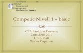 Competic Nivell 1 – bàsic · 2019. 2. 15. · 2. Funcions bàsiques 3. Treball amb documents 4. Impressió de documents 5. Escriptura bàsica de text 6. Format bàsic de paràgraf