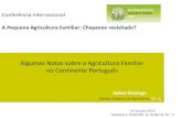 Algumas Notas sobre a Agricultura Familiar no Continente ...e-geo.fcsh.unl.pt/sites/default/files/dl/site2014/...Conferência Internacional A Pequena Agricultura Familiar: Chayanov