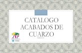 CATALOGO ACABADOS DE CUARZO - Jardines y Piscinas...CATALOGO ACABADOS DE CUARZO Author Ingenieria JyP Created Date 10/15/2020 10:56:43 PM ...