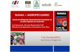 NAMA AGROPECUARIO NAMA - Ministerio MAG...NAMA – AGROPECUARIO Acción de Mitigación Nacionalmente Apropiada en el sector Agrícola de Costa Rica Luis Zamora Q., Gerente Nacional