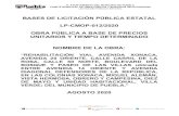 BASES DE LICITACIÓN PÚBLICA ESTATAL LP-CMOP-012 ...gobiernoabierto.pueblacapital.gob.mx/transparencia_file/...H. AYUNTAMIENTO DEL MUNICIPIO DE PUEBLA COMITÉ MUNICIPAL DE OBRA PÚBLICA