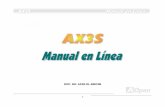 AX3S Online Manual - ELHVB · 2006. 2. 25. · Antes de empezar ... LED de Corriente RAM & LED de Destello.....23 Conector del Panel Frontal .....24. 3 AX3S Manualen Línea Conector