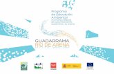 GUADARRAMA RÍO DE ARENA - Guaarrama Programa e Educacin …guadarramariodearena.org/wp-content/uploads/2019/10/... · 2019. 10. 7. · de educación ambiental que cuenta con numerosas