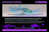 Compendios - CABI.org...Desglose de especies 35% plantas (acuáticas y terrestres) 15% animales acuáticos 15% patógenos de animales 5% vertebrados terrestres 30% plagas de las plantas