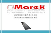 CUBIERTA M505 - Marek tejadostejados.com.ar/wp-content/uploads/2018/12/Manual... · M-505CINCALUM Descripción DIMENSIONES: Está constituido por un panel de acero galvanizado con