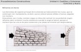 Refuerzos en muros · 2018. 10. 4. · Procedimientos Constructivos Unidad 4: Castillos y Columnas Concreto y Acero Refuerzos en muros Los elementos de soporte principal de la vivienda