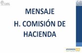 MENSAJE H. COMISIÓN DE HACIENDA - Eventoseventos.uanl.mx/act_financiera/imagenes/paginas/2019/act... · 2019. 5. 9. · Compromisos para impulsar programas de austeridad y eficiencia
