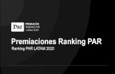Premiaciones Ranking PAR · 2020. 11. 16. · Top 5 Privadas más de 1000 Colaboradores. Top 5 Privadas más de 1000 colaboradores. Top 5 privadas Chile. Top 5 Privadas. Top 10 privadas
